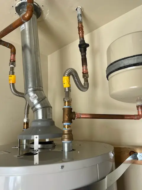 Water heater installation and plumbing repair in Ansonia